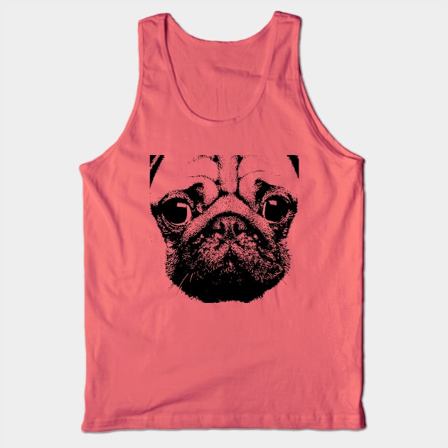 Pug Tank Top by martian